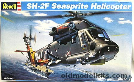 Revell 1/48 SH-2F Seasprite Helicopter - NAS Fallon 'The Magicians' 1988 / NAS Ream Field California 1971, 4823 plastic model kit